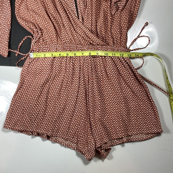 Faithfull The Brand Romper, Plunge V Neck & Back Keyhole, EUC - Picture 2 of 8